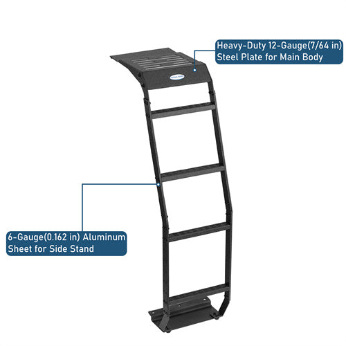 Rear Hatch Ladder (10-24 Toyota 4Runner) - LandShaker