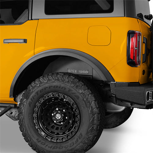 Rear Inner Fender Liners (21-24 Ford Bronco, Excluding Raptor) - LandShaker