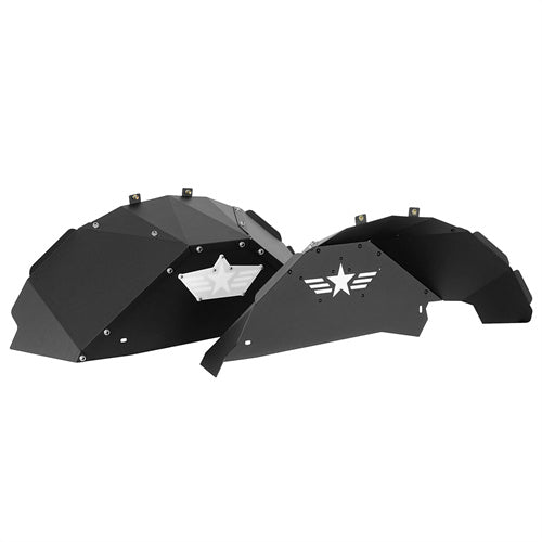 Off-road Aluminum Rear Inner Fender Liners For 2007-2018 Jeep Wrangler JK - Landshaker4x4