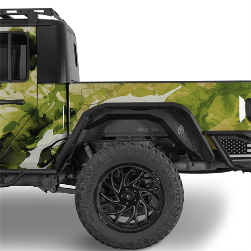 Rear Inner Fender Liners For 2018-2025 Jeep Wrangler JL / Gladiator JT - landshaker