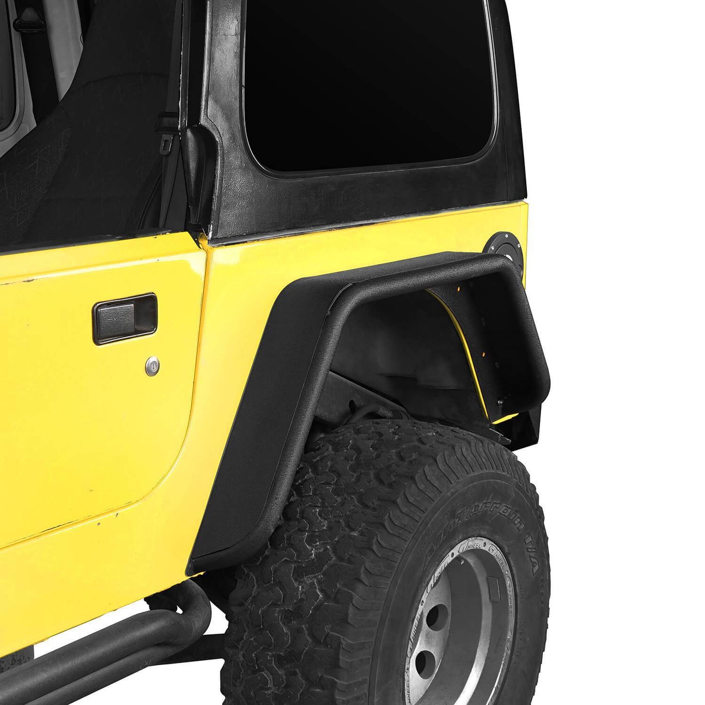 Rear Tube Fender Flares(97-06 Jeep Wrangler TJ)-LandShaker