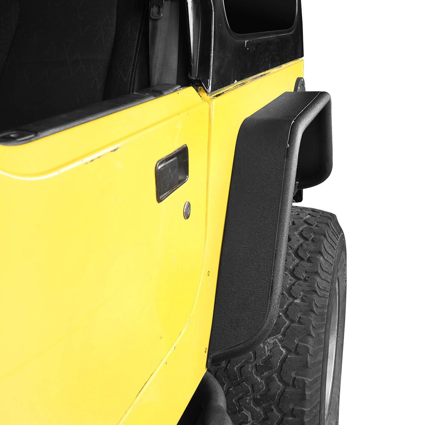 Rear Tube Fender Flares(97-06 Jeep Wrangler TJ)-LandShaker