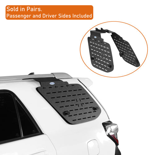 Rear Window Exterior Storage Panel Molle Panel Kit For 2010-2024 Toyota 4Runner(Excluding 19+TRD Pro) - LandShaker