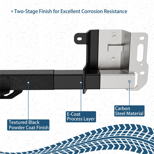 Class III Receiver Hitch with 2" Square Receiver Opening For 2015-2025 Ford F-150 - Landshaker4x4