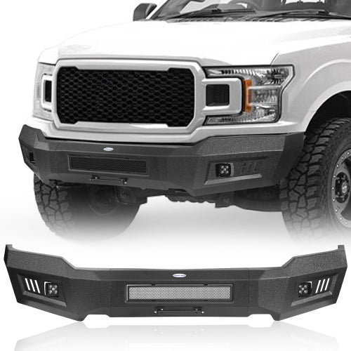 Replacement Full-Width Front Bumper (18-20 Ford F-150, Excluding Raptor) - LandShaker