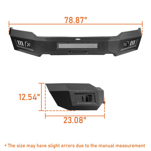 Replacement Full-Width Front Bumper (18-20 Ford F-150, Excluding Raptor) - LandShaker