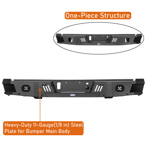 Replacement Rear Bumper for 15-17 Ford F-150 (Excluding Raptor) - LandShaker