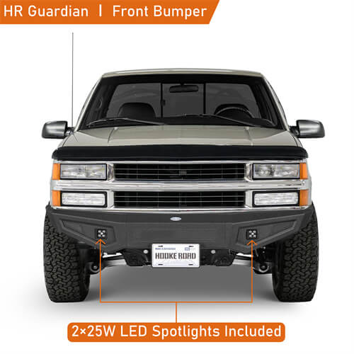 Road Trip Front Bumper For 1988-1998 Chevy C/K 1500 2500 3500 & GMC Sierra 1500 2500 3500 - LandShaker4x4