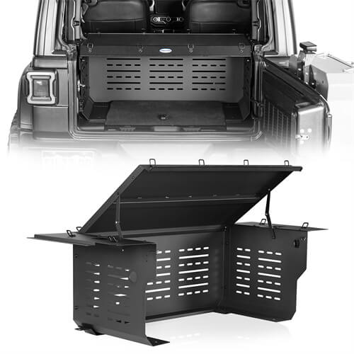 Road Trip Security Deck Enclosure For 2018-2023 Jeep Wrangler JL 2-Door - LandShaker