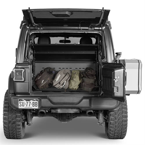 Road Trip Security Deck Enclosure For 2018-2023 Jeep Wrangler JL 2-Door - LandShaker