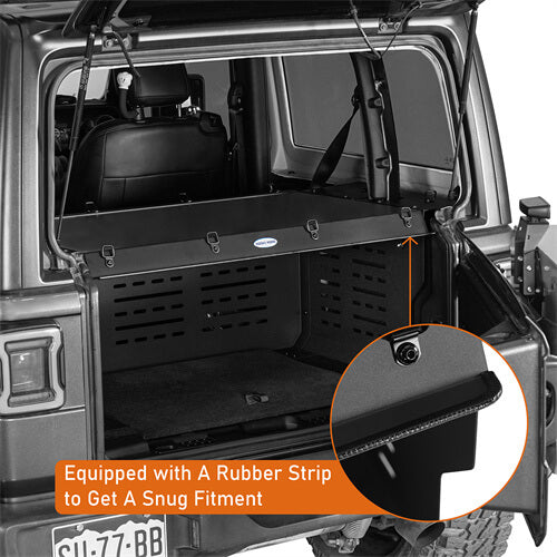 Road Trip Security Deck Enclosure For 2018-2023 Jeep Wrangler JL 2-Door - LandShaker