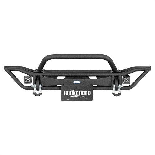 Road Trip Tubular Front Bumper w/ LED Spotlights For 1997-2006 Jeep Wrangler TJ - LandShaker4x4
