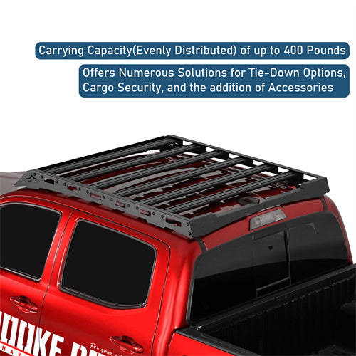 Road Trip Versatile Roof Rack For 2005-2023 Toyota Tacoma Double Cab - LandShaker4x4