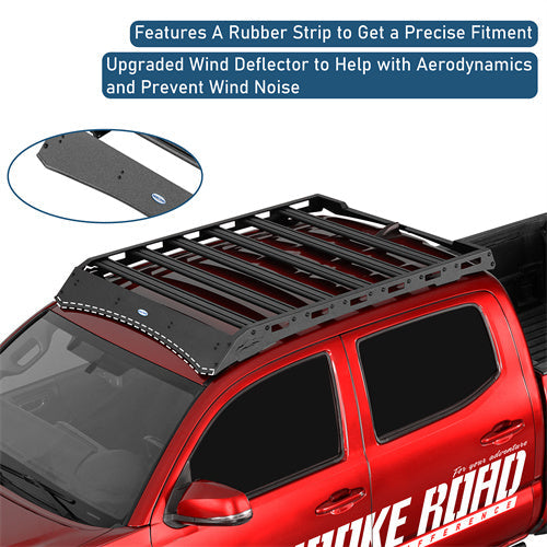 Road Trip Versatile Roof Rack For 2005-2023 Toyota Tacoma Double Cab - LandShaker4x4