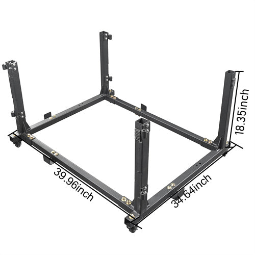 Door Rack Rock Crawler Door Storage(07-25 Jeep Wrangler JK/JKU JL/JLU 4 Door)-LandShaker