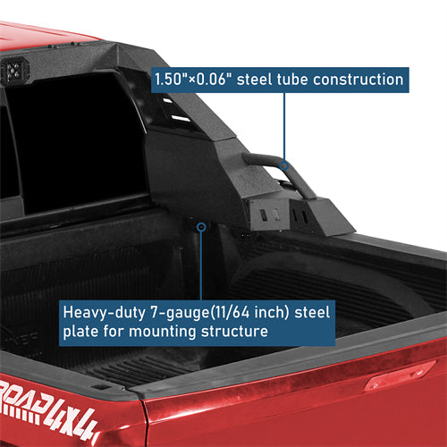 Adjustable Roll Bar w/ LED Spotlights For Ford F-150 | Chevy Silverado 1500 | GMC Sierra 1500 | Ram 1500 | Toyota Tundra - Ultralisk4x4