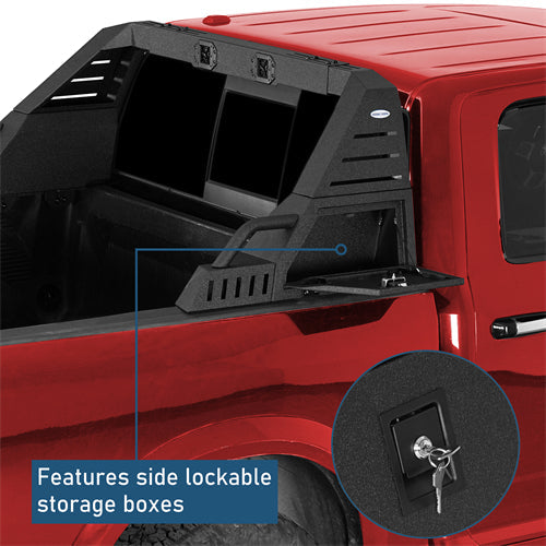 Adjustable Roll Bar w/ LED Spotlights For Ford F-150 | Chevy Silverado 1500 | GMC Sierra 1500 | Ram 1500 | Toyota Tundra - Ultralisk4x4