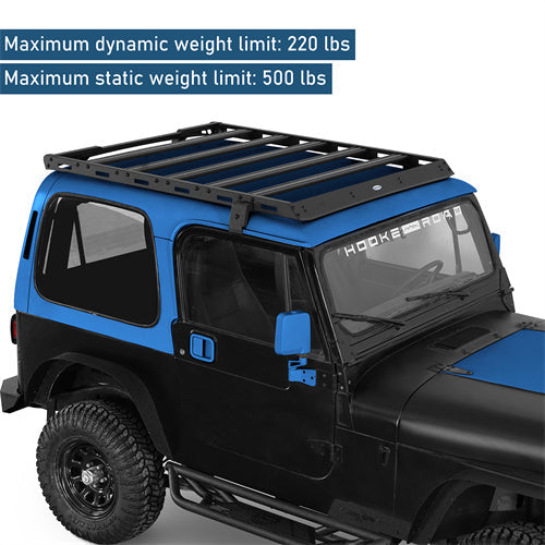 Aluminum Roof Rack For 1987-1995 Jeep Wrangler YJ Hardtop - landshaker