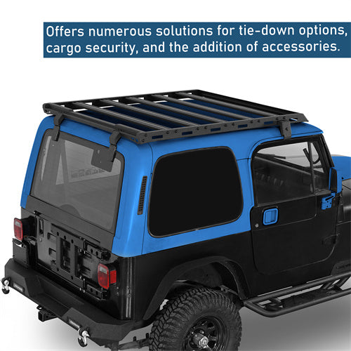Aluminum Roof Rack For 1987-1995 Jeep Wrangler YJ Hardtop - landshaker