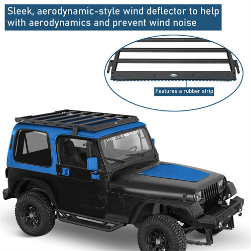 Aluminum Roof Rack For 1987-1995 Jeep Wrangler YJ Hardtop - landshaker