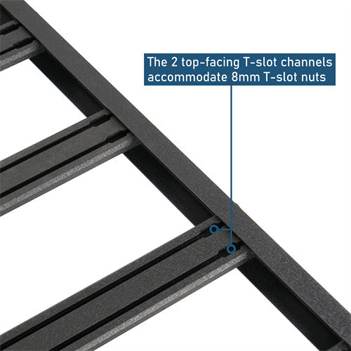 Aluminum Roof Rack For 1987-1995 Jeep Wrangler YJ Hardtop - landshaker