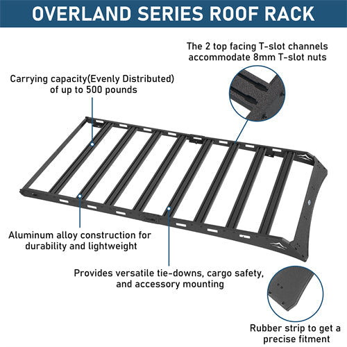 Overland Series Versatile Roof Rack For 2003-2009 Toyota 4Runner - Landshaker4x4