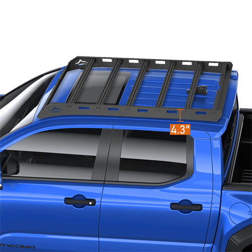 Versatile Roof Rack For 2024-2025 with Toyota Tacoma Double Cab - Landshaker4x4