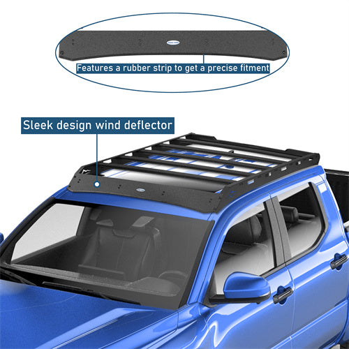 Versatile Roof Rack For 2024-2025 with Toyota Tacoma Double Cab - Landshaker4x4