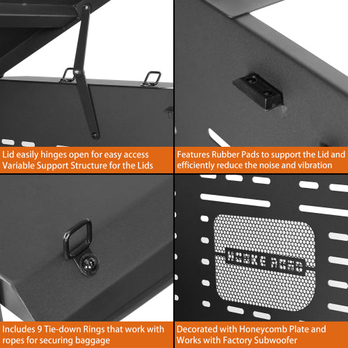 2021-2025 Ford Bronco Security Deck Enclosure For 4 Door Hardtop (Do not fit Ford Bronco Sport model) - LandShaker