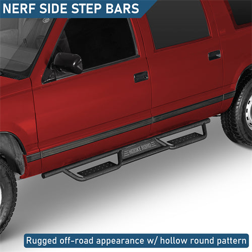 Nerf Side Step Bars For 1992-1999 Chevy Suburban (Excluding K2500 Suburban) - Landshaker4x4