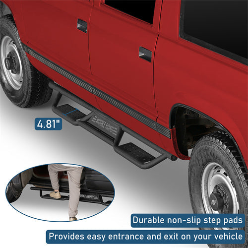 Nerf Side Step Bars For 1992-1999 Chevy Suburban (Excluding K2500 Suburban) - Landshaker4x4