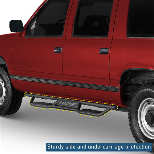 Nerf Side Step Bars For 1992-1999 Chevy Suburban (Excluding K2500 Suburban) - Landshaker4x4