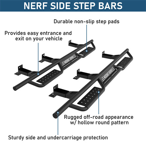 Nerf Side Step Bars For 1992-1999 Chevy Suburban (Excluding K2500 Suburban) - Landshaker4x4