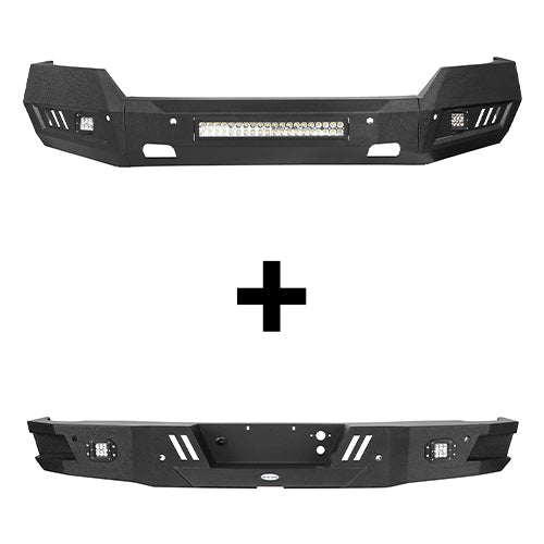 Chevrolet Front & Rear Bumper Combo(16-18 Chevy Silverado 1500)-LandShaker
