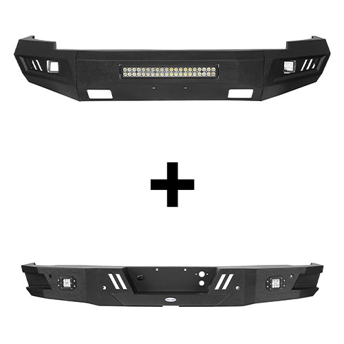 Silverado Front & Rear Bumper Combo(07-13 Chevy Silverado 1500)-LandShaker