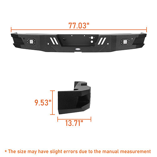 Silverado Front & Rear Bumper Combo(07-13 Chevy Silverado 1500)-LandShaker
