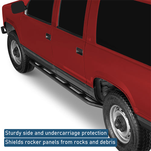 Tube Slider Rocker Guards For 1992-1999 Chevy Suburban (Excluding K2500 Suburban) - Landshaker4x4