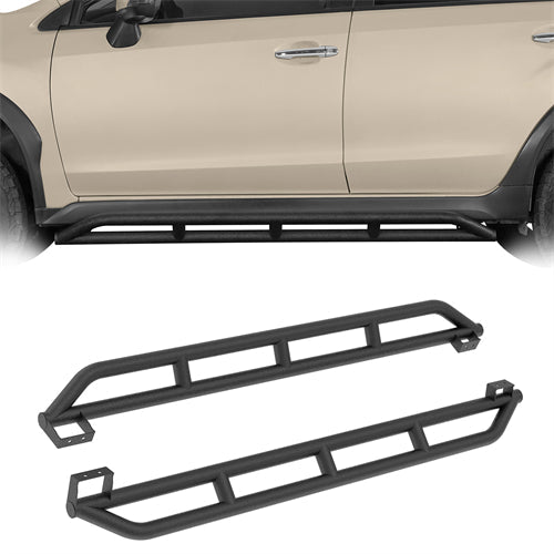 Tube Slider Rocker Guards For 2013-2017 Subaru XV Crosstrek - Landshaker4x4