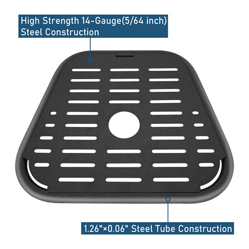 Spare Tire Mount Molle Storage Panel For 87-18 Jeep Wrangler YJ TJ JK & 21-25 Ford Bronco - Landshaker4x4