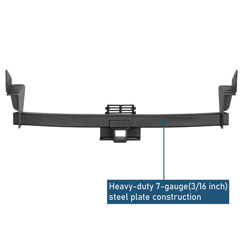 Receiver Hitch with 2" Square Receiver Opening For 2015-2022 Chevy Colorado GMC Canyon - Landshaker4x4
