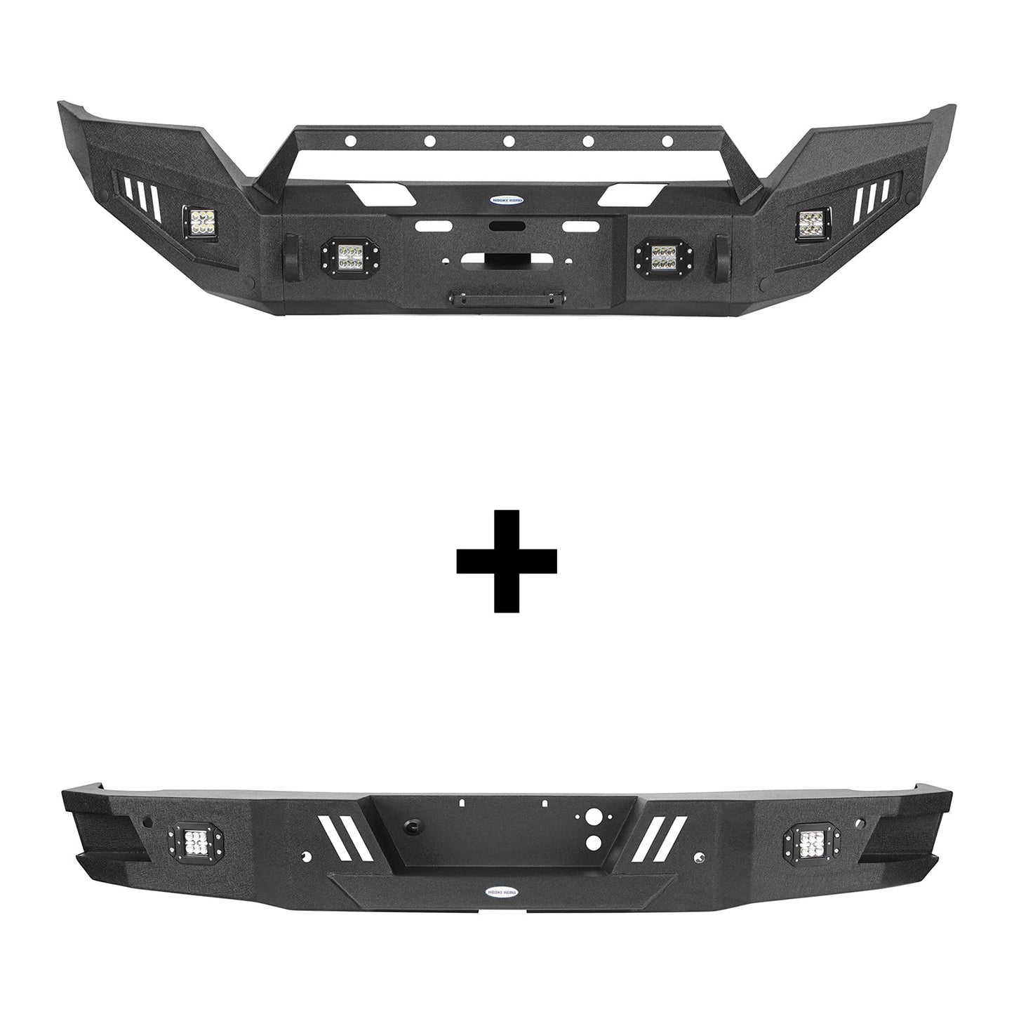 Steel Offroad Front & Rear Bumper For 2016-2018 Silverado 1500 - LandShaker4x4