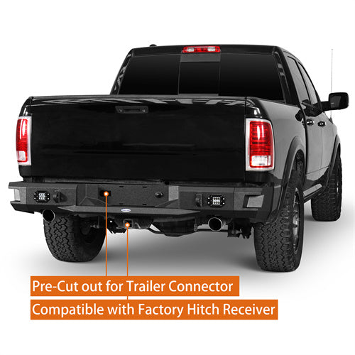 Steel Rear Bumper for 09-18 Ram 1500 - LandShaker