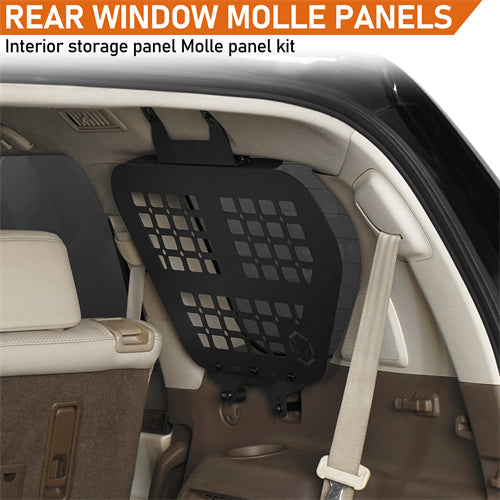 Rear Window Interior Storage Molle Panel Kit For 2010-2023 Lexus GX460 - Landshaker4x4