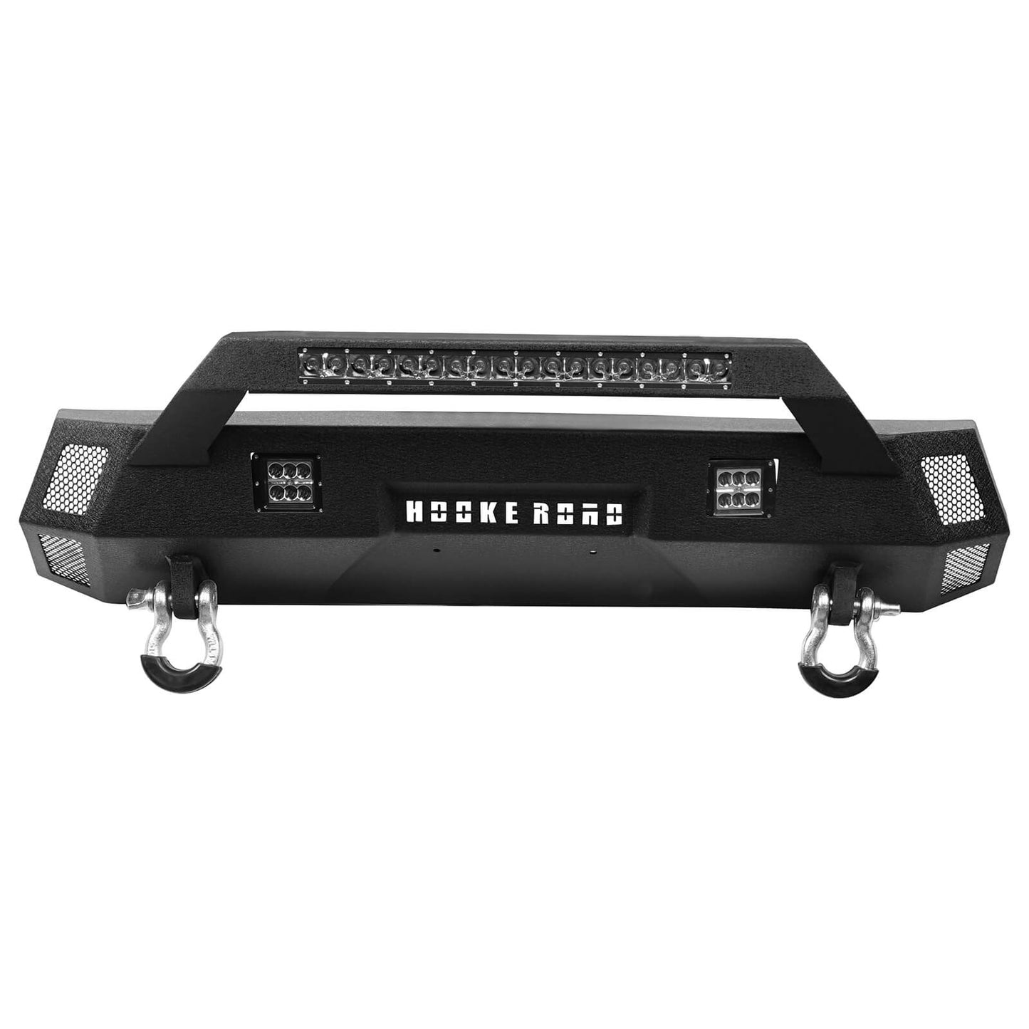 Stubby Front Bumper w/License Plate Bracket(16-22 Toyota Tacoma 3rd Gen)-LandShaker