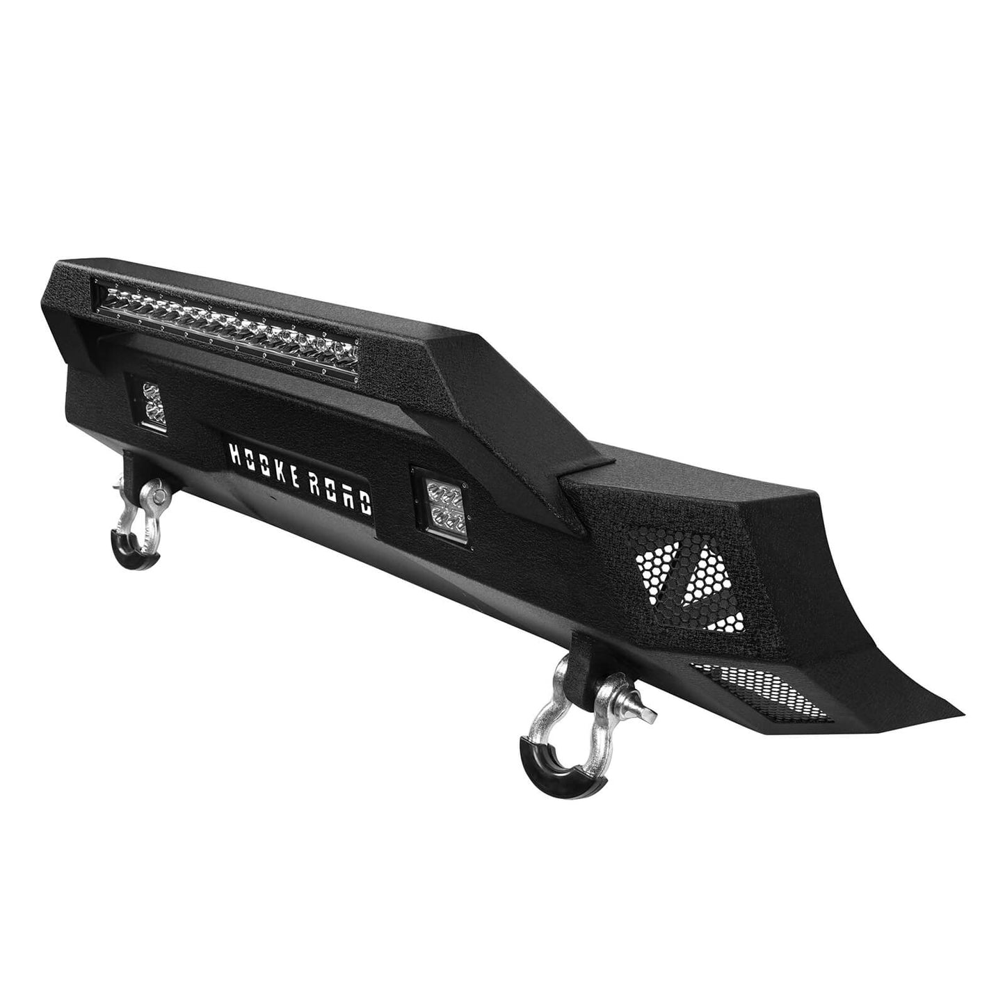 Stubby Front Bumper w/License Plate Bracket(16-22 Toyota Tacoma 3rd Gen)-LandShaker