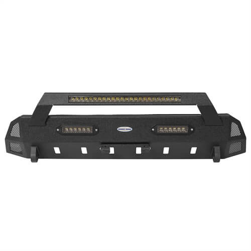 Stubby Front Bumper w/License Plate Bracket(16-22 Toyota Tacoma 3rd Gen)-LandShaker