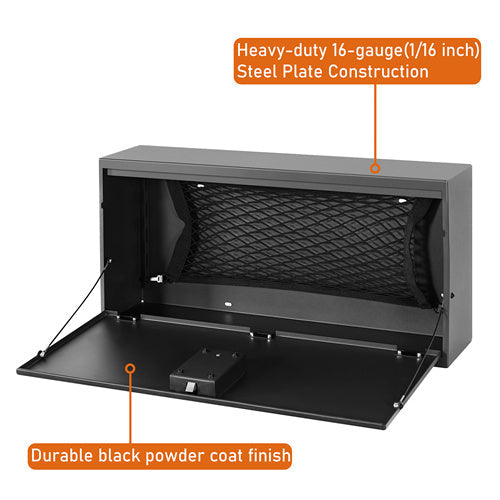 2 Gen Tailgate Storage Lock Box For 2018-2024 Jeep Wrangler JL - LandShaker4x4