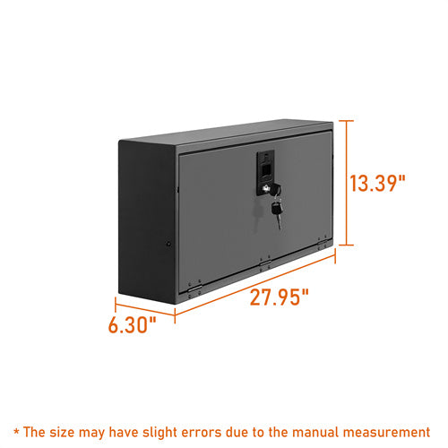 2 Gen Tailgate Storage Lock Box For 2018-2024 Jeep Wrangler JL - LandShaker4x4