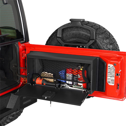 2 Gen Tailgate Storage Lock Box For 2018-2024 Jeep Wrangler JL - LandShaker4x4