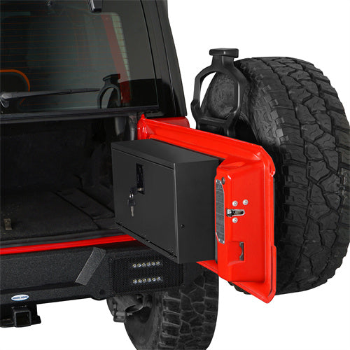 2 Gen Tailgate Storage Lock Box For 2018-2024 Jeep Wrangler JL - LandShaker4x4
